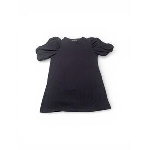 Pomander Place Top Small Navy  Puffed Sleeve  T Shirt Stella